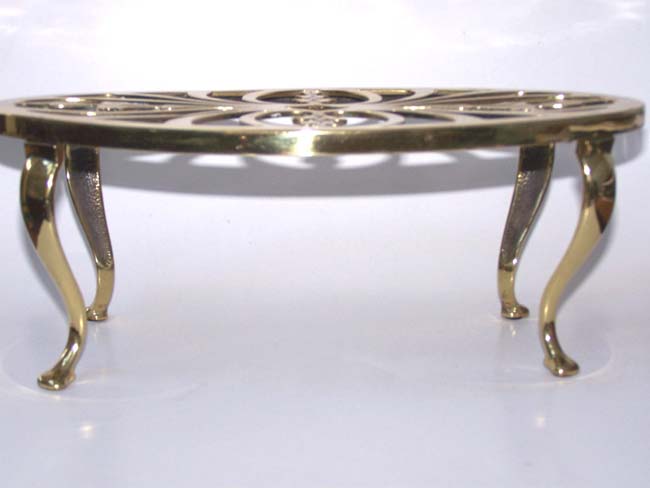 A Charming Victorian Brass Trivet circa 1870 — image 3